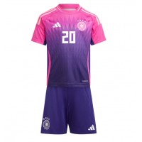 Dětský Fotbalový dres Německo Benjamin Henrichs #20 ME 2024 Venkovní Krátký Rukáv (+ trenýrky)